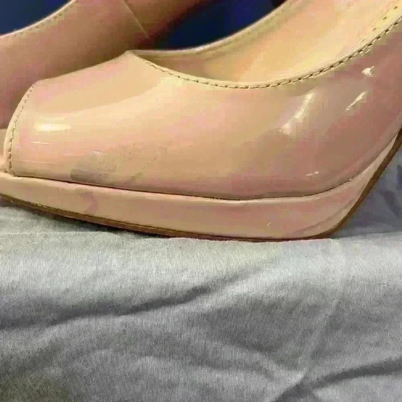 Adrienne Vittadini Gervin-1 Nude SlipOn Heels - Picture 5 of 6